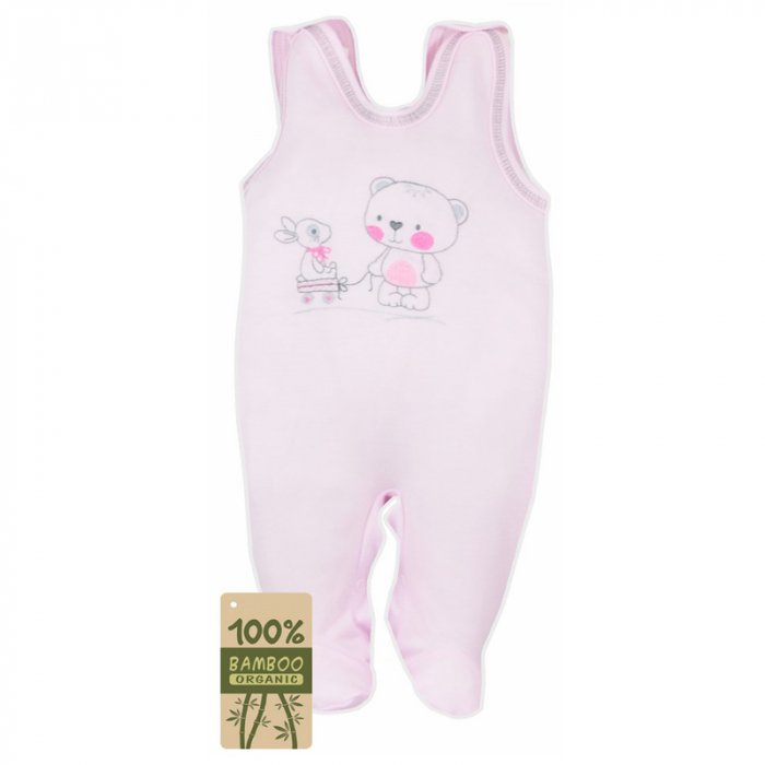 Salopeta pentru fete Koala Misio Bambus 05-933R-62-cm, Roz [2]