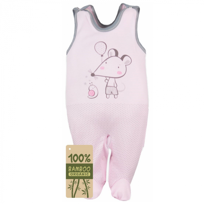 Salopeta pentru fete Koala Myska Bambus 05-748-62-cm, Roz [2]
