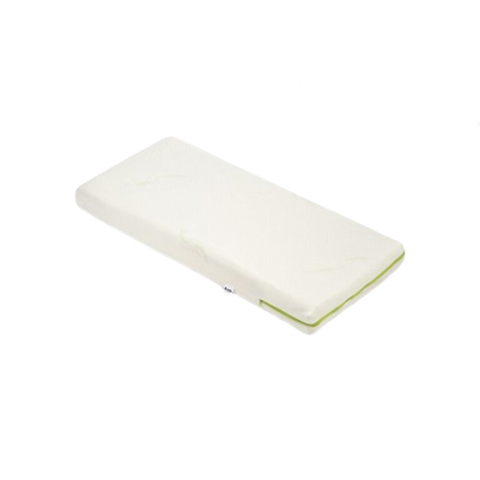 Saltea cocos-spuma-luxe, cu husa detasabila din tesatura Aloe Vera, antialergica, 90x40x8 cm 523696 Sensillo, Alb [1]