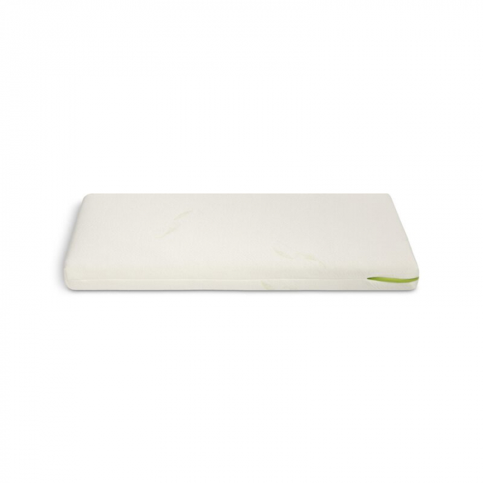 Saltea cocos-spuma-luxe, cu husa detasabila din tesatura Aloe Vera, antialergica, 90x40x8 cm 523696 Sensillo, Alb [2]