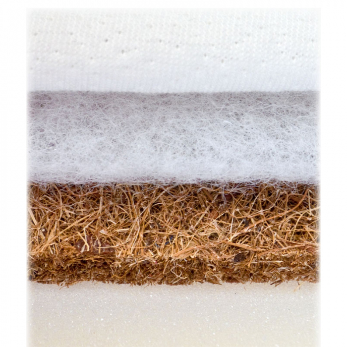 Saltea Cocos-Spuma120 x 60 x 9 cm Sensillo SCP1-A, Alb [2]