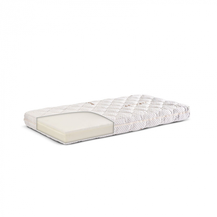 Saltea cu spuma visco elastica si casmir 120 √ó 60 cm Sensillo SVLC1-A, Alb [3]