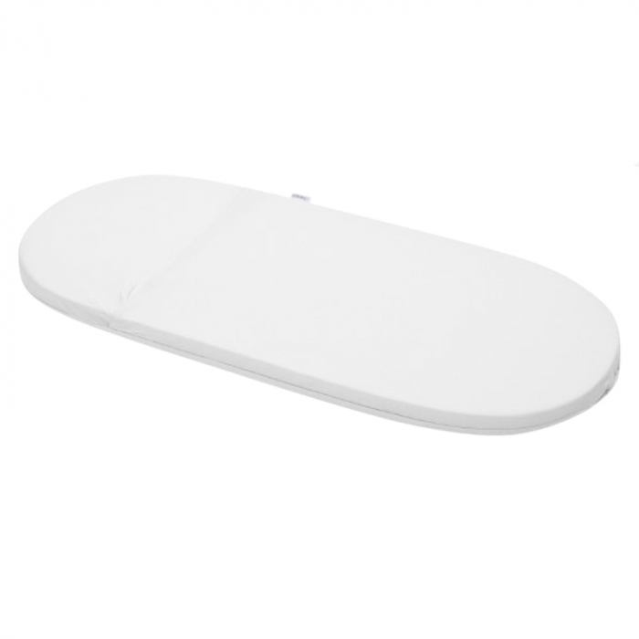 Saltea din spuma poliuretanica flexibila pentru landou 75 x 35 x 3 cm Sensillo 301574, Alb [1]