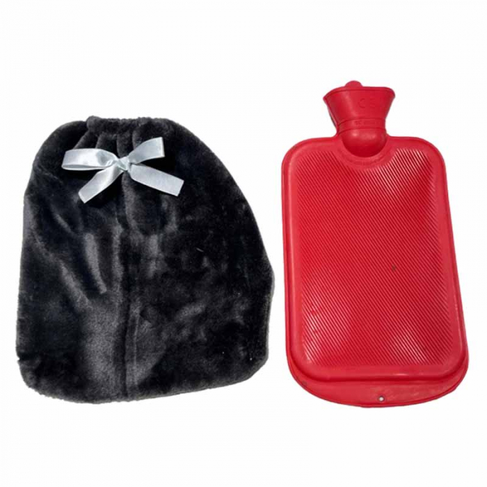 Set 3 piese saltea care calmeaza simptomele colicilor cu o sticla de apa fierbinte si baveta 38 x 26 cm BabyMatex 030199, Alb [2]