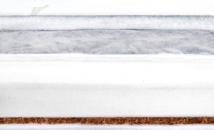 Saltea Sensillo Hrisca-Spuma-Cocos Luxe Aloe Vera, 120 x 60 x 11 cm 523825, Alb [2]