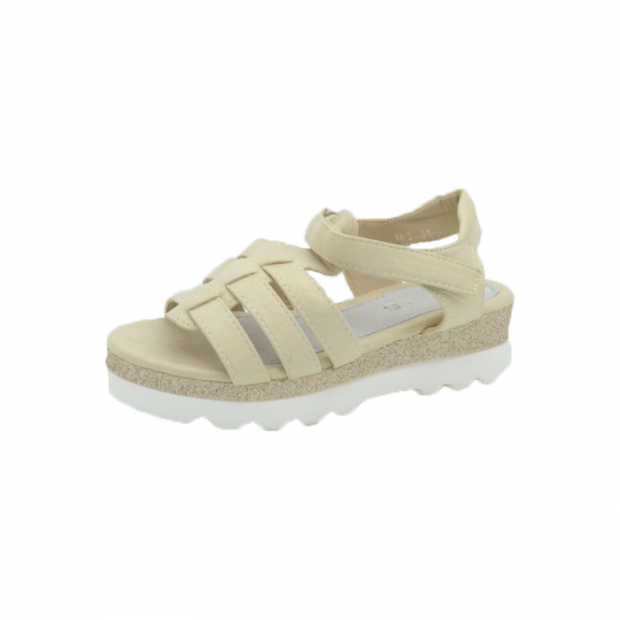 Sandale cu platforma pentru fete MRS M-3-31, Crem [1]
