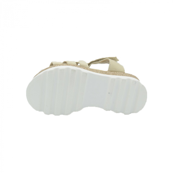 Sandale cu platforma pentru fete MRS M-3-31, Crem [3]