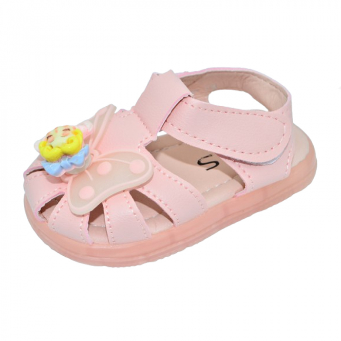 Sandale cu led pentru fete MRS S-3, Roz [1]