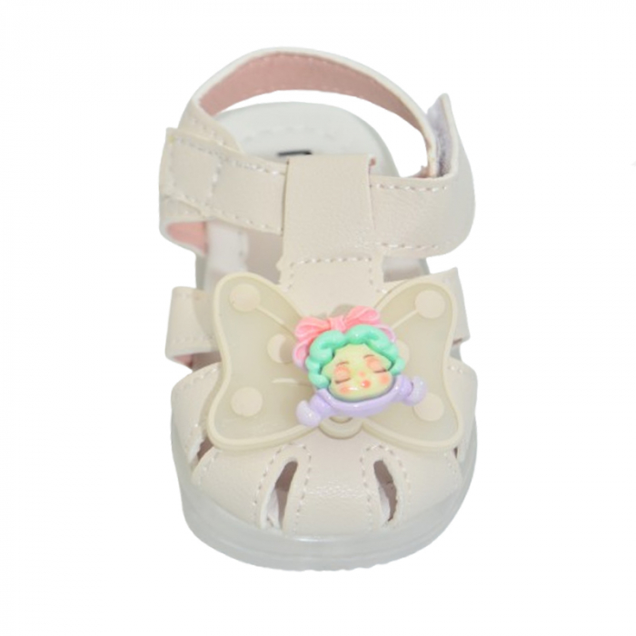 Sandale cu led pentru fete MRS S-3B, Bej [2]