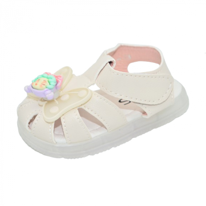 Sandale cu led pentru fete MRS S-3B, Bej [1]