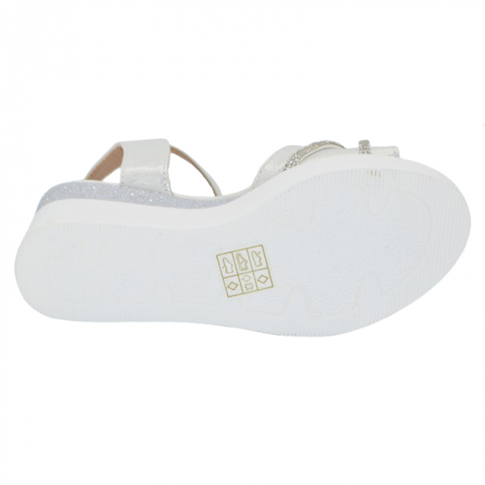 Sandale cu platforma pentru fete MRS M734A, Alb [4]