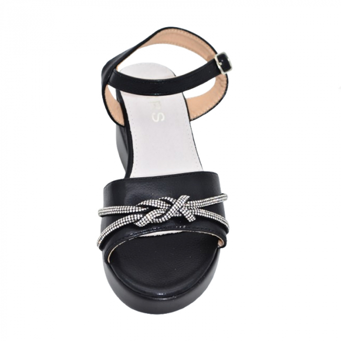 Sandale cu platforma pentru fete MRS M734N,  Negru [2]