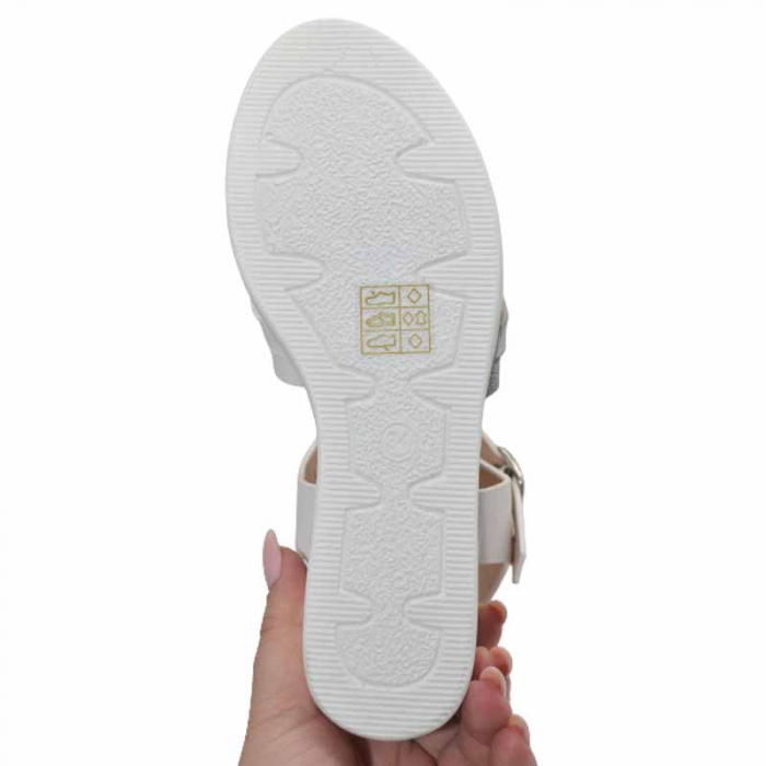Sandale cu platforma pentru fete MRS M813-A-31, Alb [4]