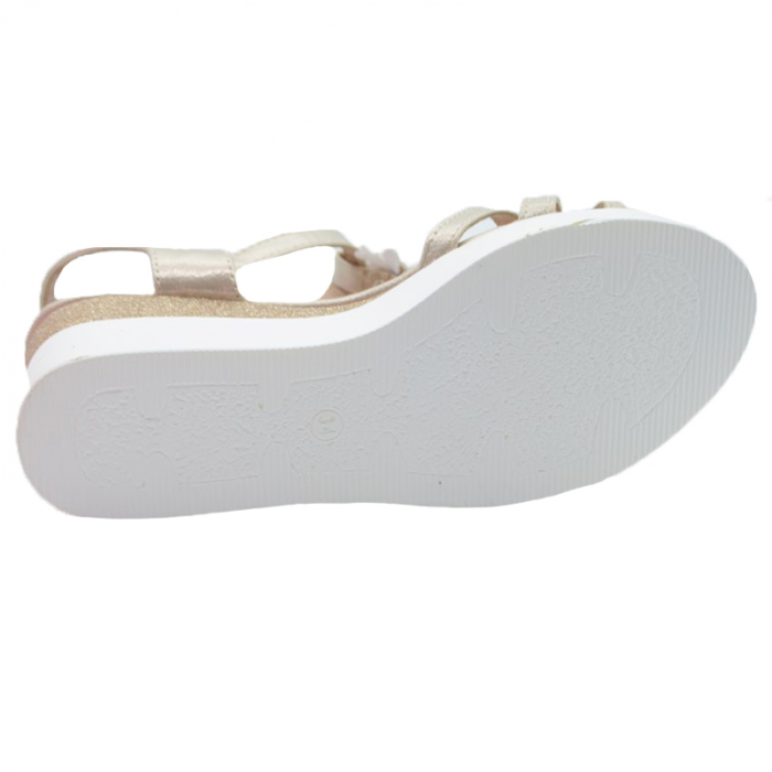 Sandale cu platforma pentru fete MRS R815A-25, Auriu [3]