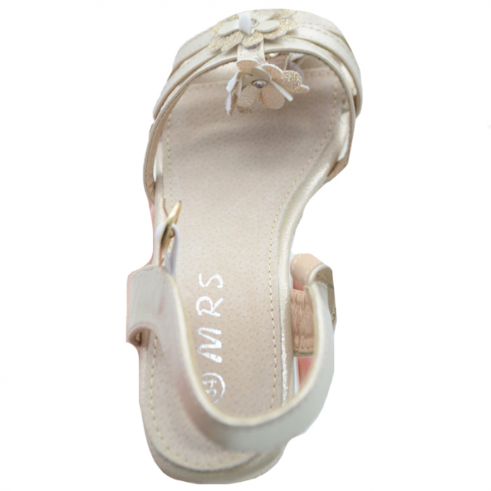 Sandale cu platforma pentru fete MRS R815A-25, Auriu [4]