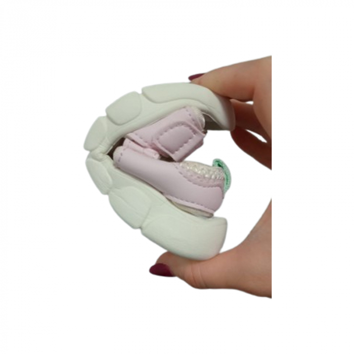 Sandale cu talpa flexibila, pentru fete, Apawwa, E909R, Roz [6]