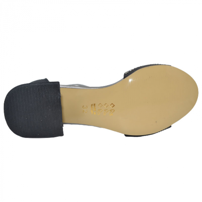 Sandale cu toc pentru fete Mini Junior 210623-5, Negru [2]