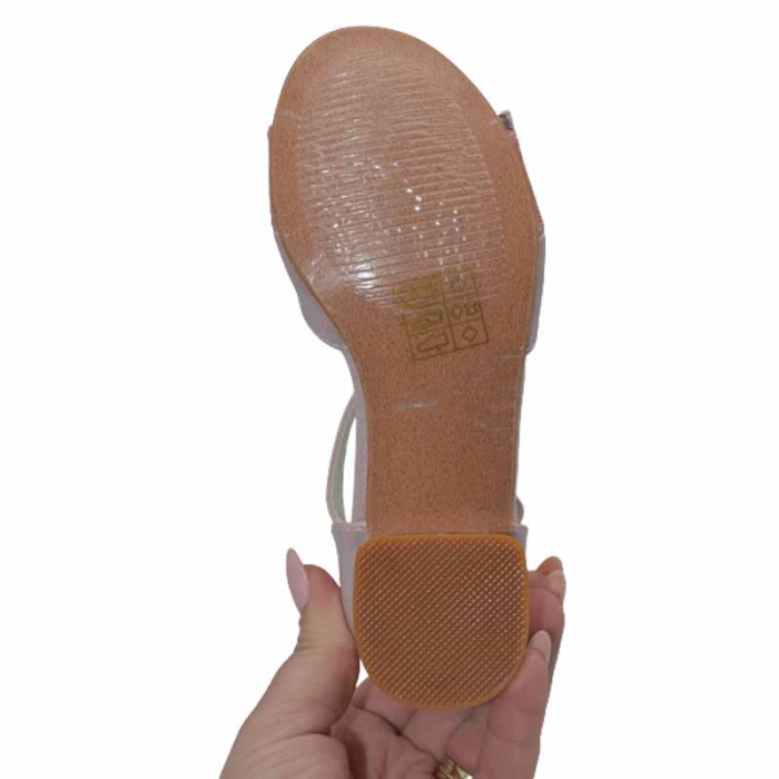 Sandale cu toc pentru fete MRS R1031-R, Roz [4]