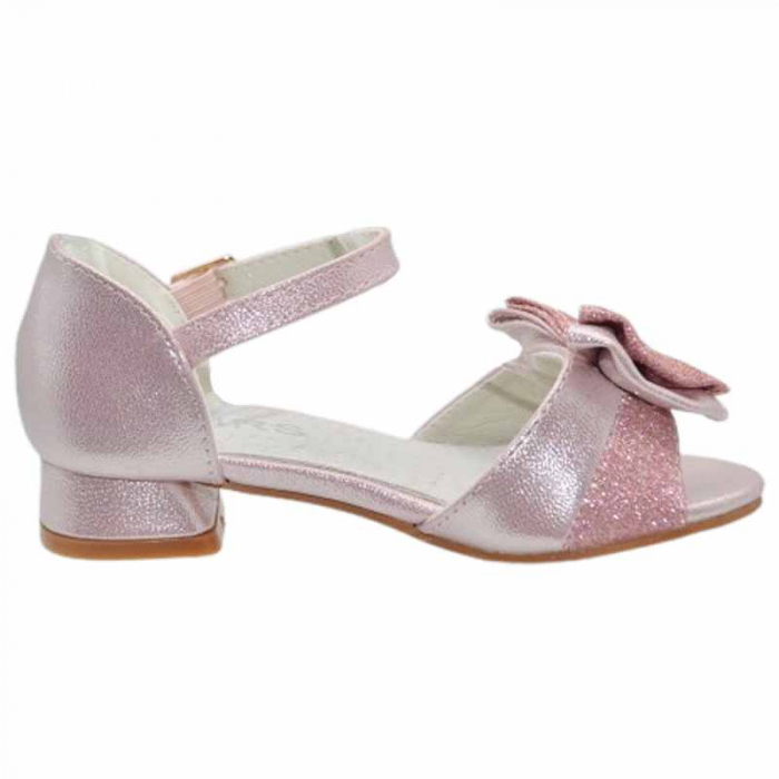 Sandale cu toc pentru fete MRS R1031-R, Roz [2]