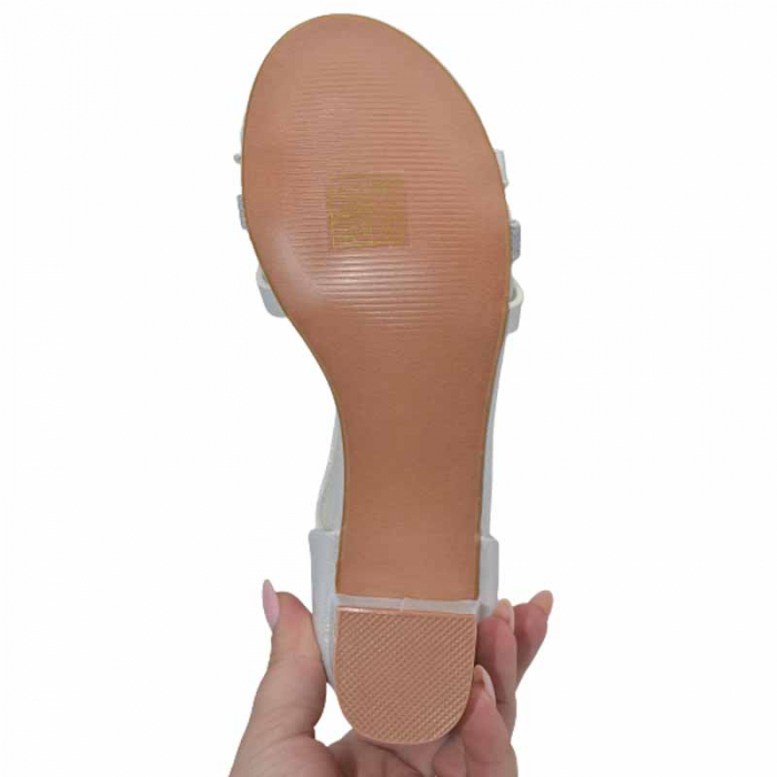 Sandale cu toc pentru fete MRS M1032, Argintiu [5]