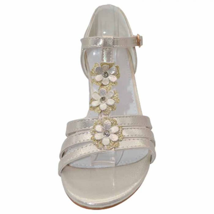 Sandale cu toc pentru fete MRS M1036-AU, Auriu [3]