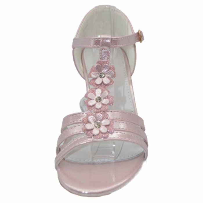 Sandale cu toc pentru fete MRS M1036, Roz [3]
