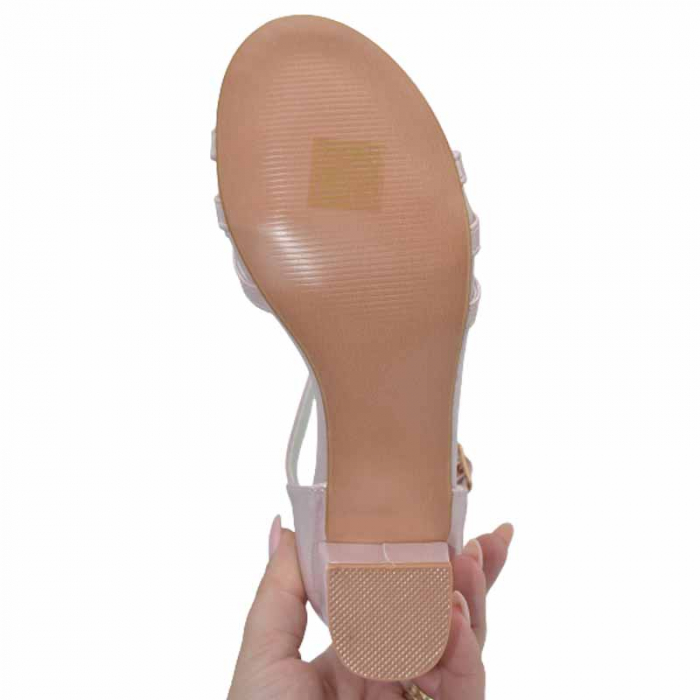 Sandale cu toc pentru fete MRS M1036, Roz [5]