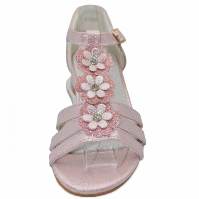Sandale cu toc pentru fete MRS R1030, Roz [3]