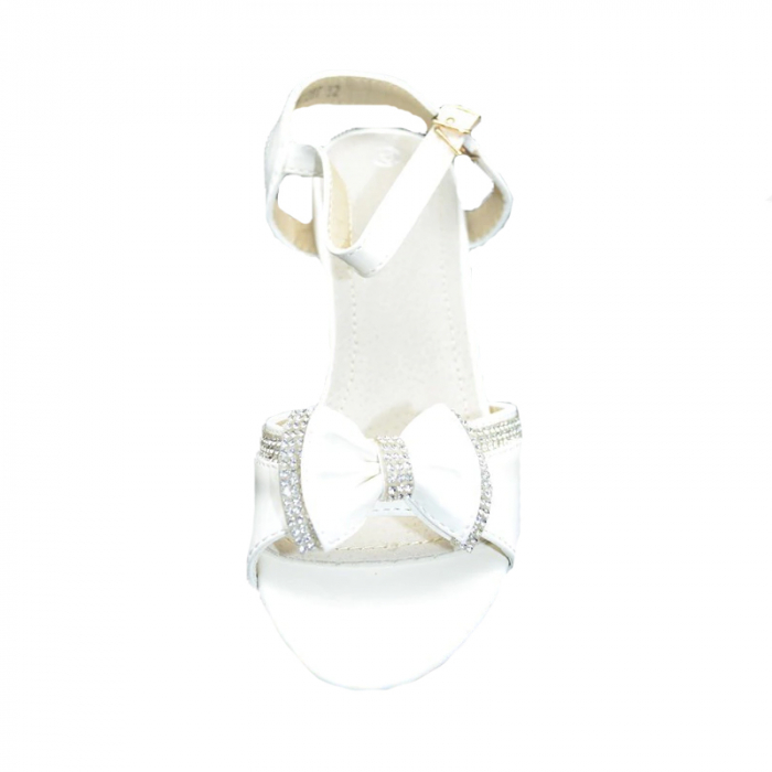 Sandale cu toc pentru fete MRS M1287-A-35, Alb [2]