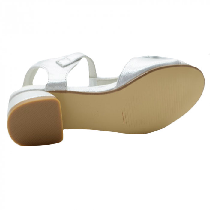 Sandale cu toc pentru fete MRS R2021-25, Argintiu [2]