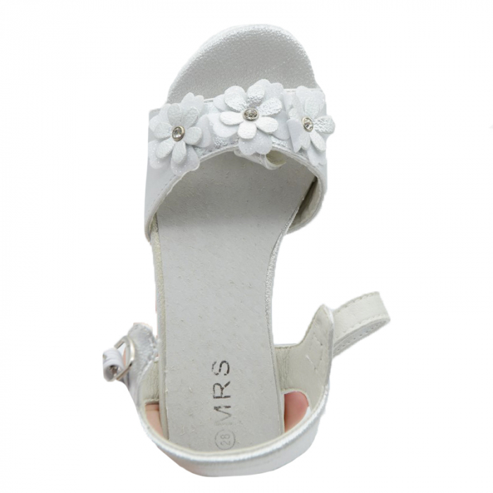 Sandale cu toc pentru fete MRS R2021-25, Argintiu [3]