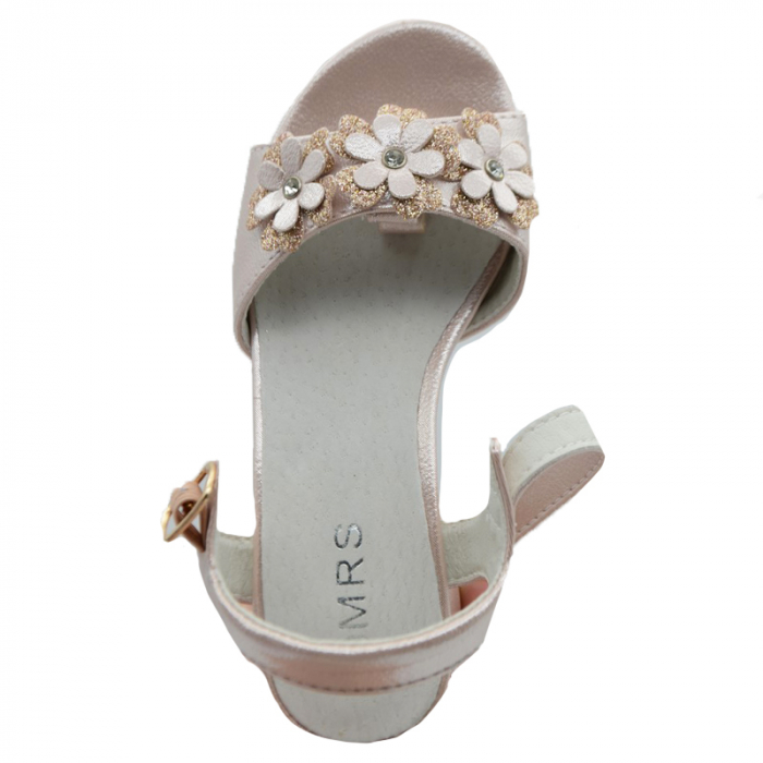 Sandale cu toc pentru fete MRS R2021R-25, Roz [3]