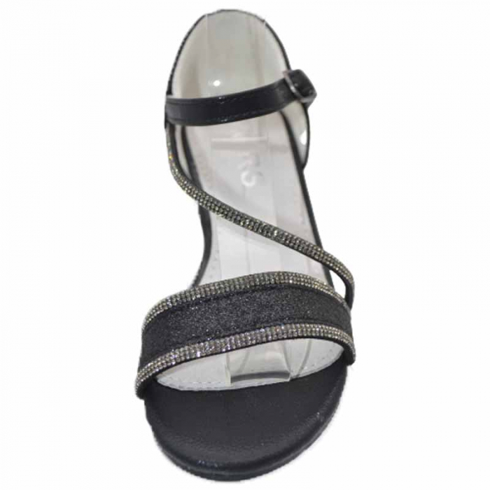 Sandale cu toc pentru fete MRS R1033-N, Negru [3]