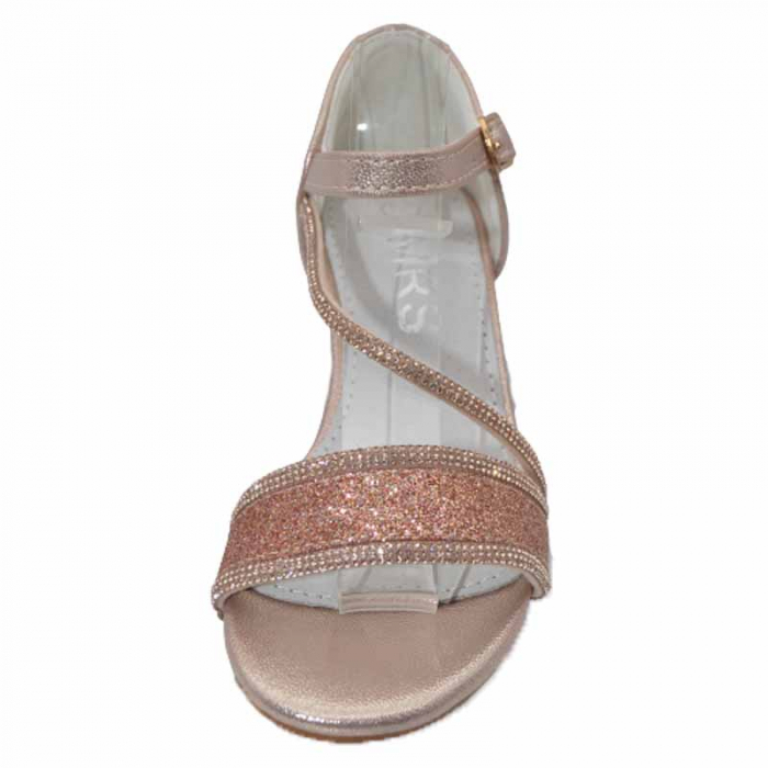 Sandale cu toc pentru fete MRS R1033-R, Roz [3]