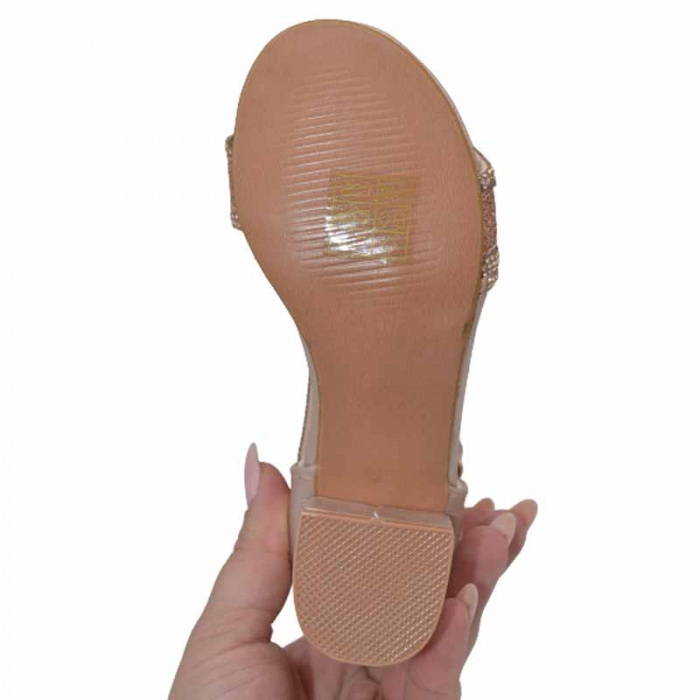 Sandale cu toc pentru fete MRS R1033-R, Roz [5]
