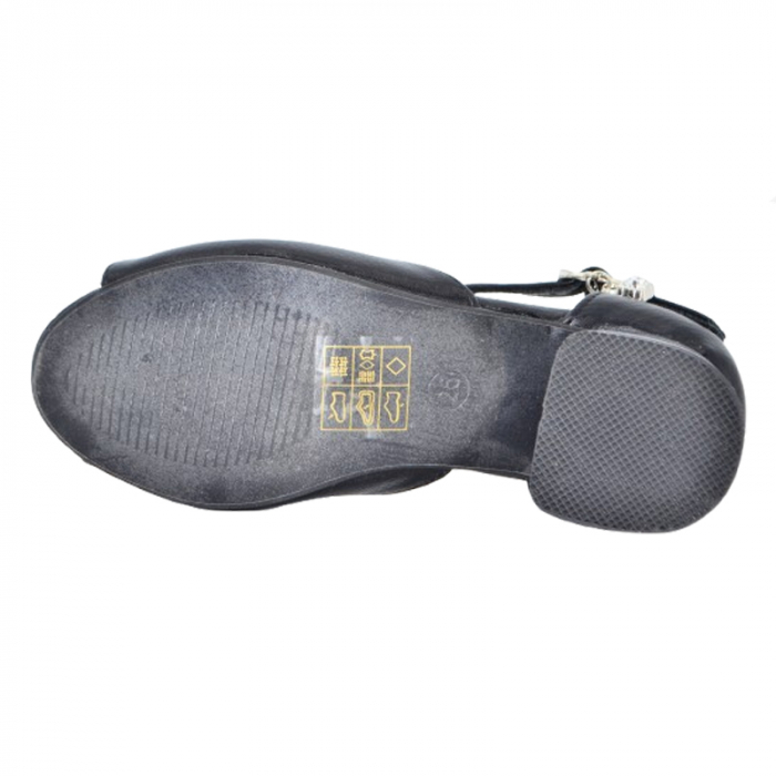 Sandale cu toc pentru fete MRS R1061N, Negru [4]