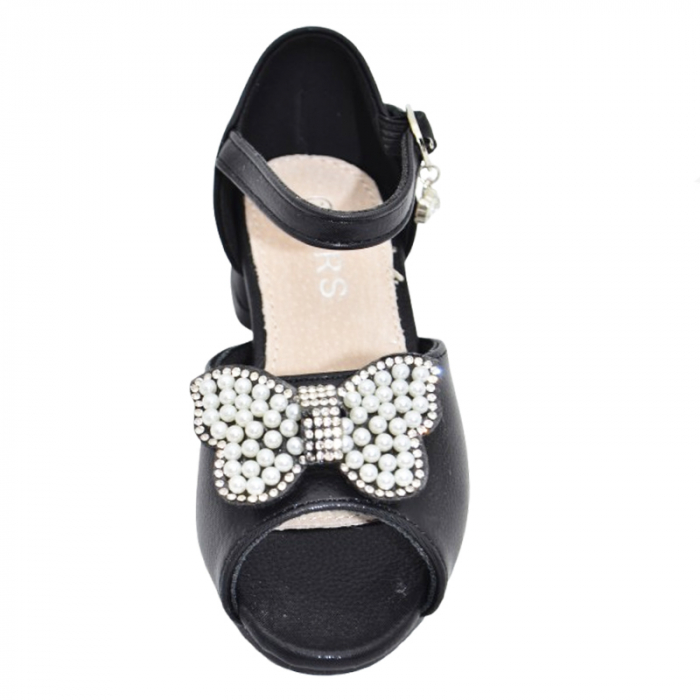Sandale cu toc pentru fete MRS R1061N, Negru [2]
