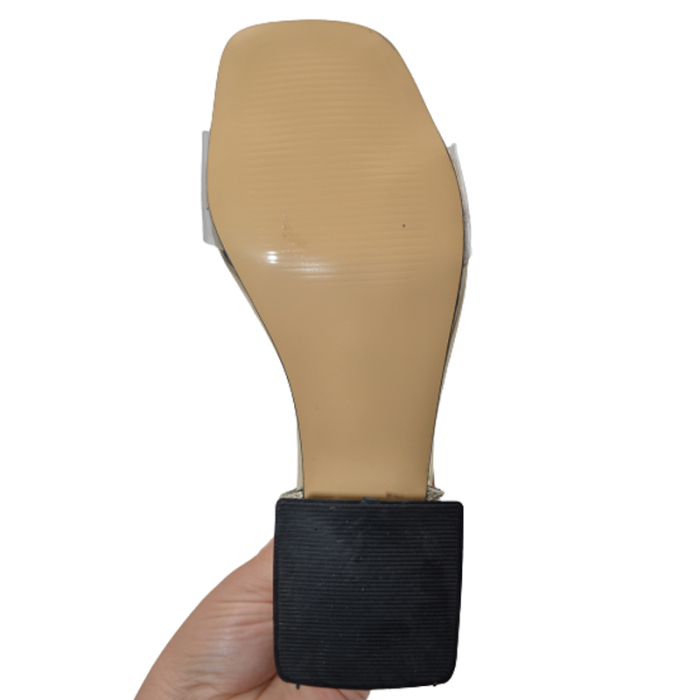 Sandale cu toc transparent pentru fete Mini Junior BBB2901A, Auriu [4]