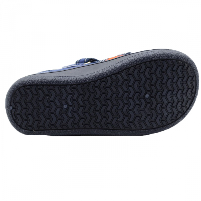 Sandale din panza pentru baieti American Club TEN23/20B-30, Bleumarin [2]