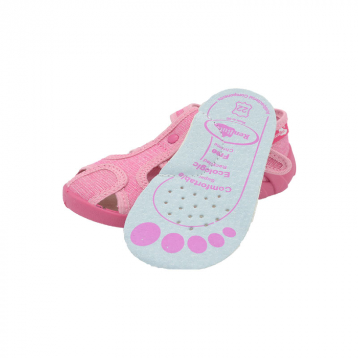 Sandale din panza pentru fete Renbut RNBT1-R-26, Roz [3]