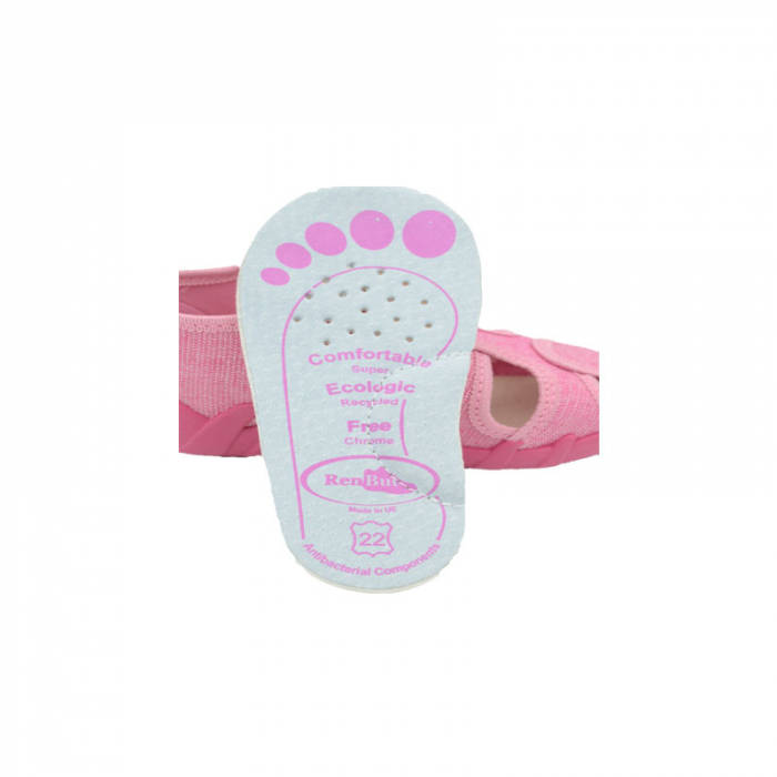 Sandale din panza pentru fete Renbut RNBT1-R-26, Roz [5]