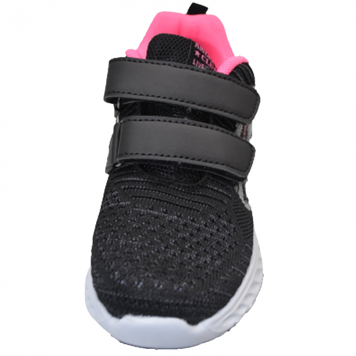 Pantofi sport din panza pentru fete American Club XD70/23N, Negru [2]