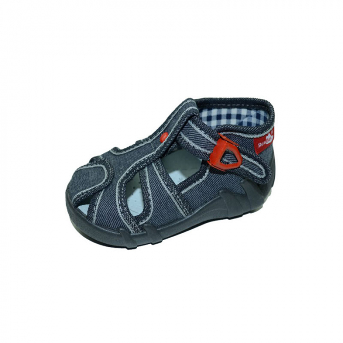 Sandale din panza pentru baieti Renbut RBTB24G1, Gri [1]