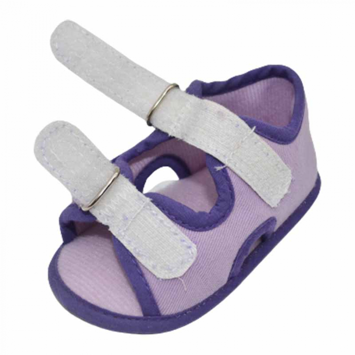 Sandale din panza pentru fete Mini Junior 250523-SDLM, Mov [3]
