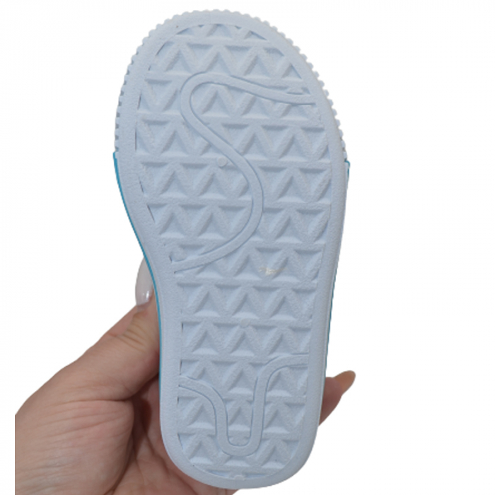 Sandale din panza pentru baieti American Club TEN106/23G, Gri [4]