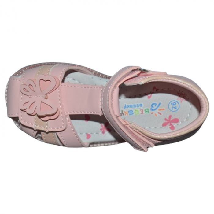 Sandale ortopedice pentru fete Bessky B2456-2A, Roz [4]