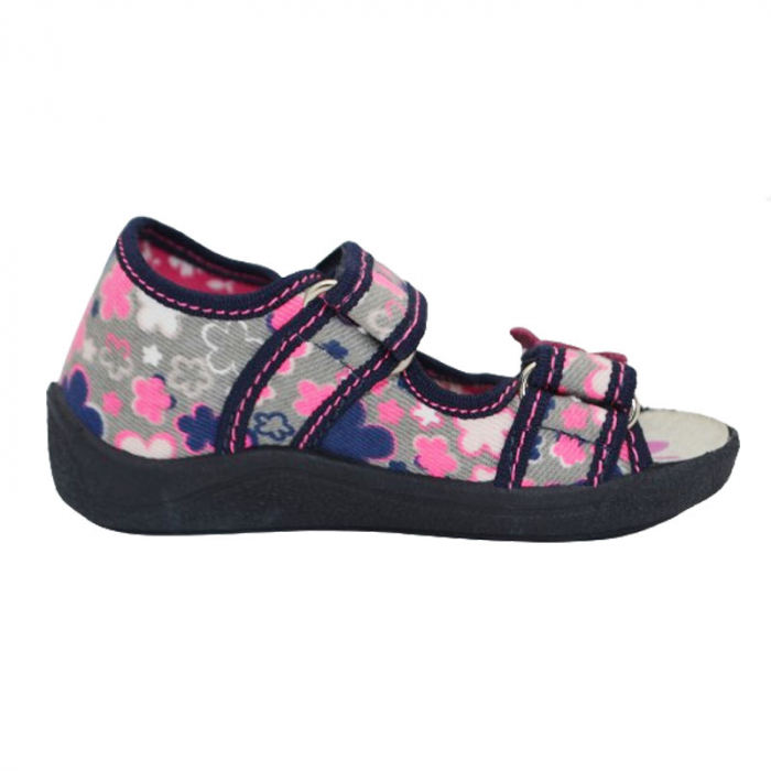 Sandale din panza pentru fete Renbut PFRBT-1, Multicolor [3]