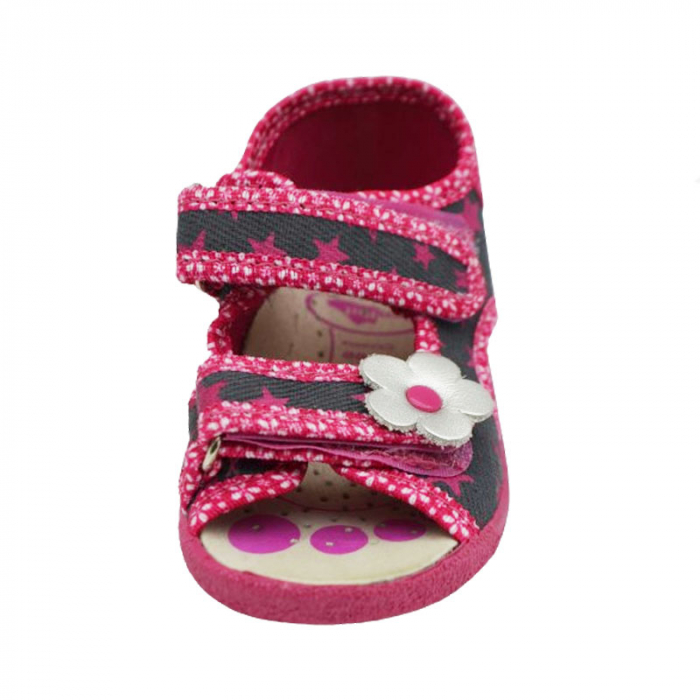 Sandale din panza pentru fete Renbut PFRBT-2, Roz [2]