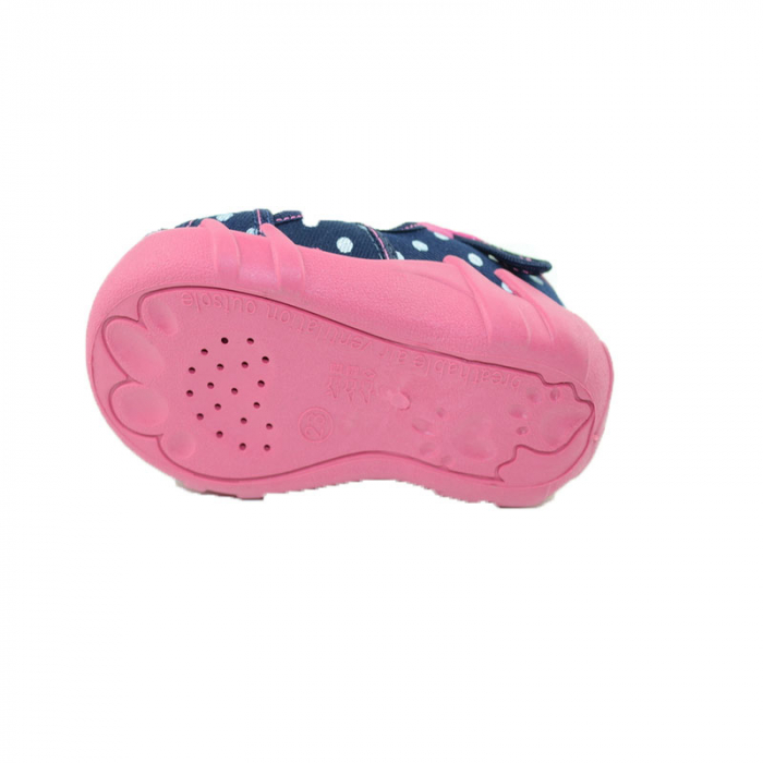 Sandale din panza pentru fete Renbut RBTF25-26, Bleumarin [2]