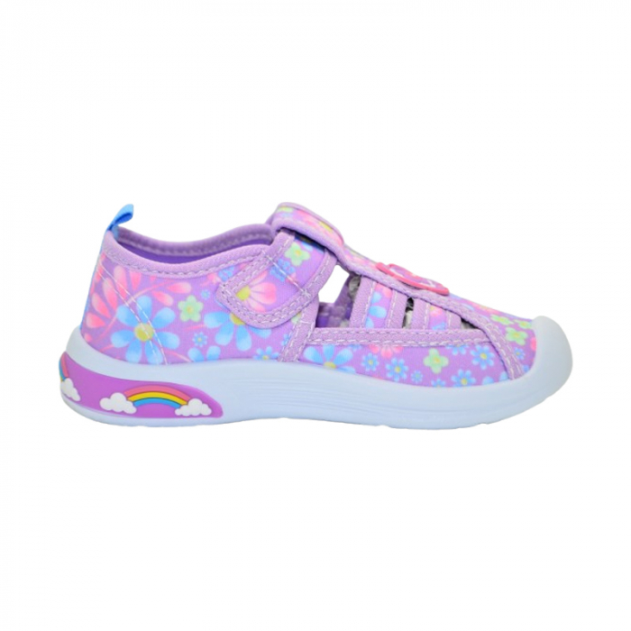 Sandale din panza pentru fete, Tom Miki T-0781-M, Mov [3]